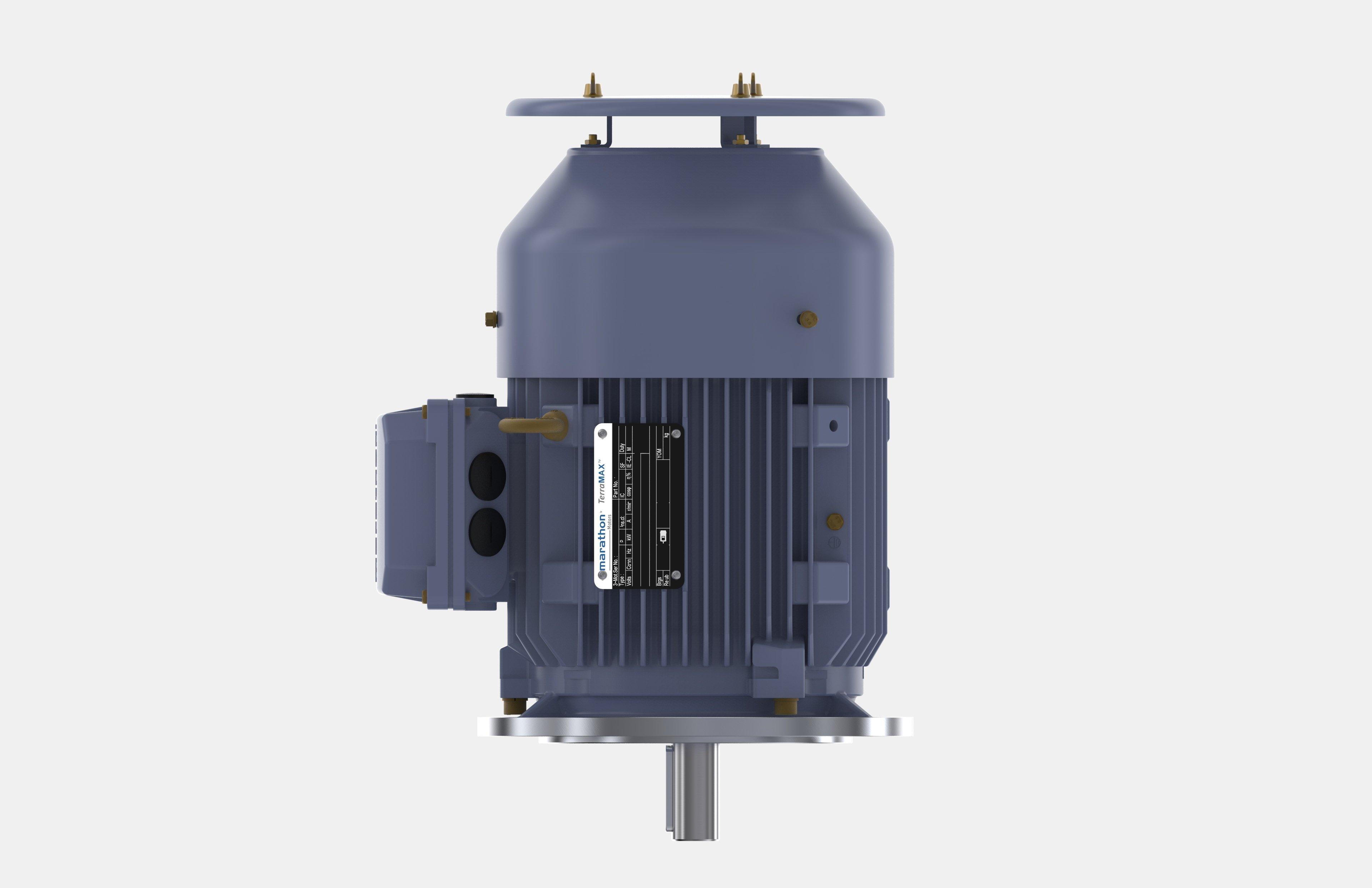 Marathon, Cast Iron Motor, 0.75 kW, 3 Ph, 50 Hz, 50 Hz, 415 V, 1000 RPM, 90S Frame, TEFC Marathon, Cast Iron Motor, 0.75 kW, 3 Ph, 50 Hz, 50 Hz, 415 V, 1000 RPM, 90S Frame, TEFC
